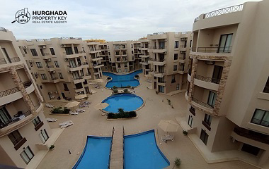 2-комнатная квартира с видом на бассейн – Aqua Tropical, Эль Ахья, Хургада